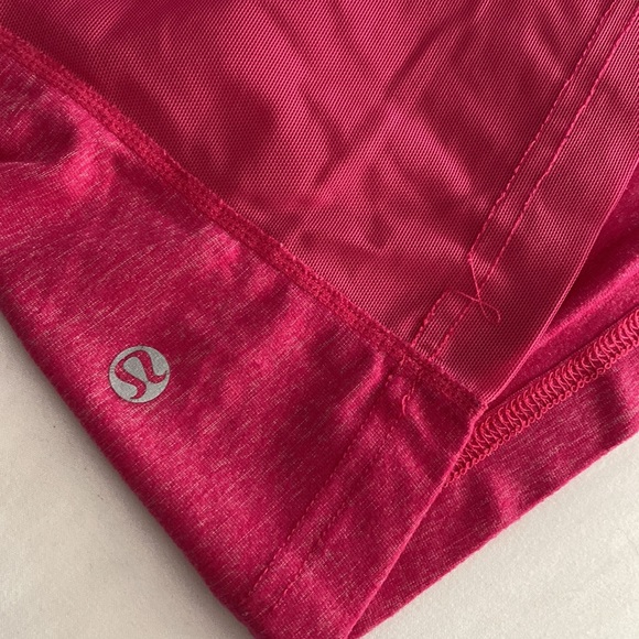 pink mesh back lululemon tank size 4 - Picture 7 of 7